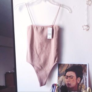 pacsun | nwt dusty pink bodysuit